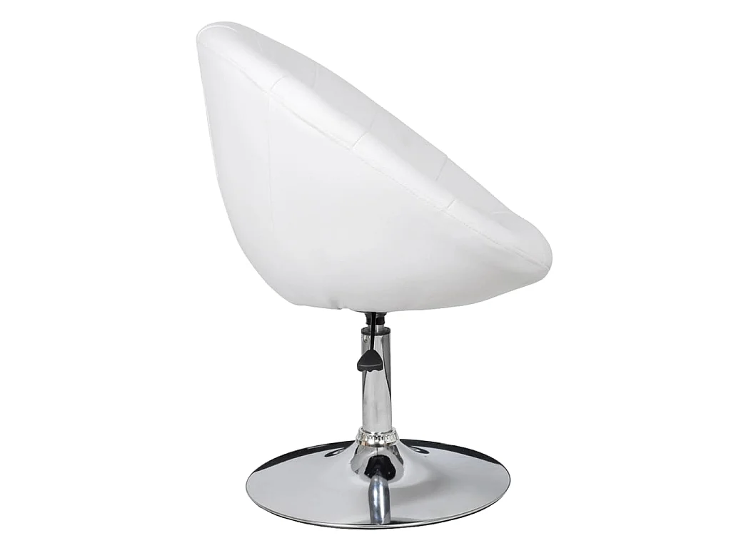 Banco de bar couro artificial branco