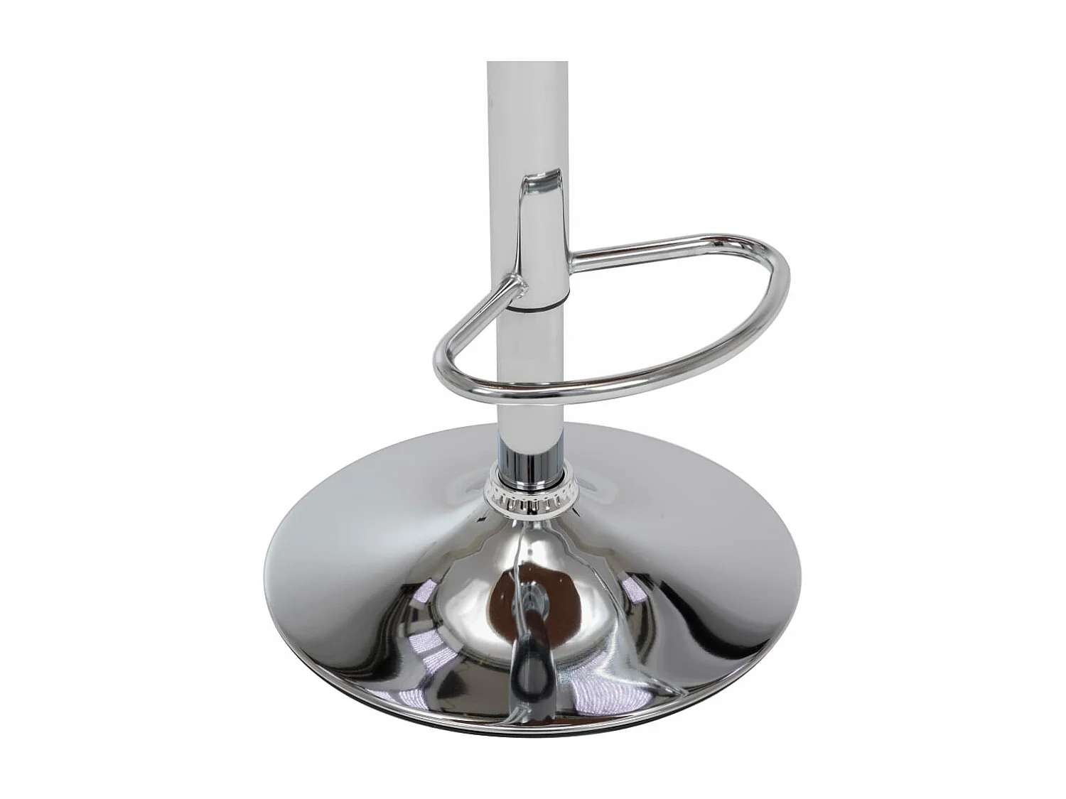 Bancos de bar 2 pcs madeira curvada e couro artificial creme