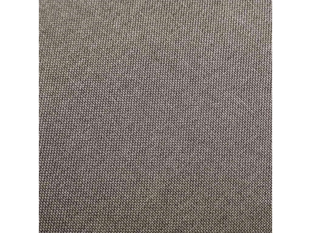 Tabourets de bar lot de 2 taupe tissu