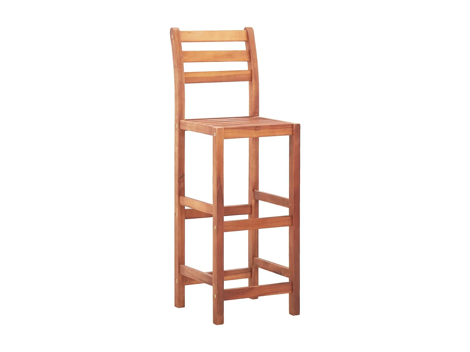Barstoelen 4 st massief acaciahout