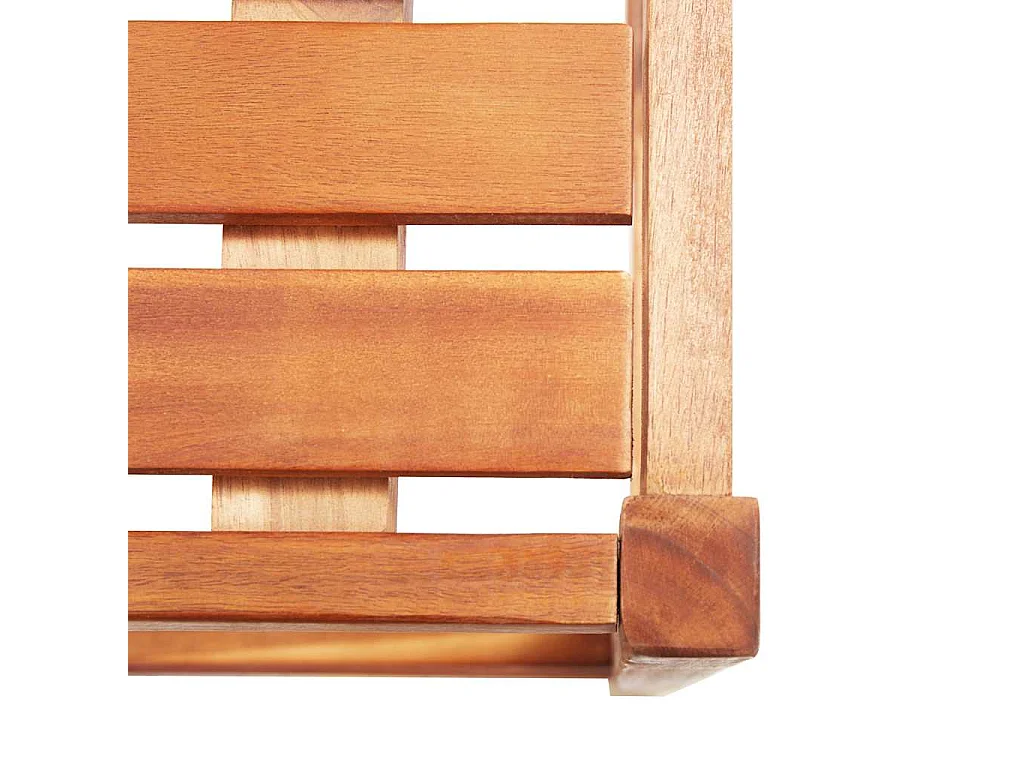 Chaises de bar lot de 4 bois d'acacia solide