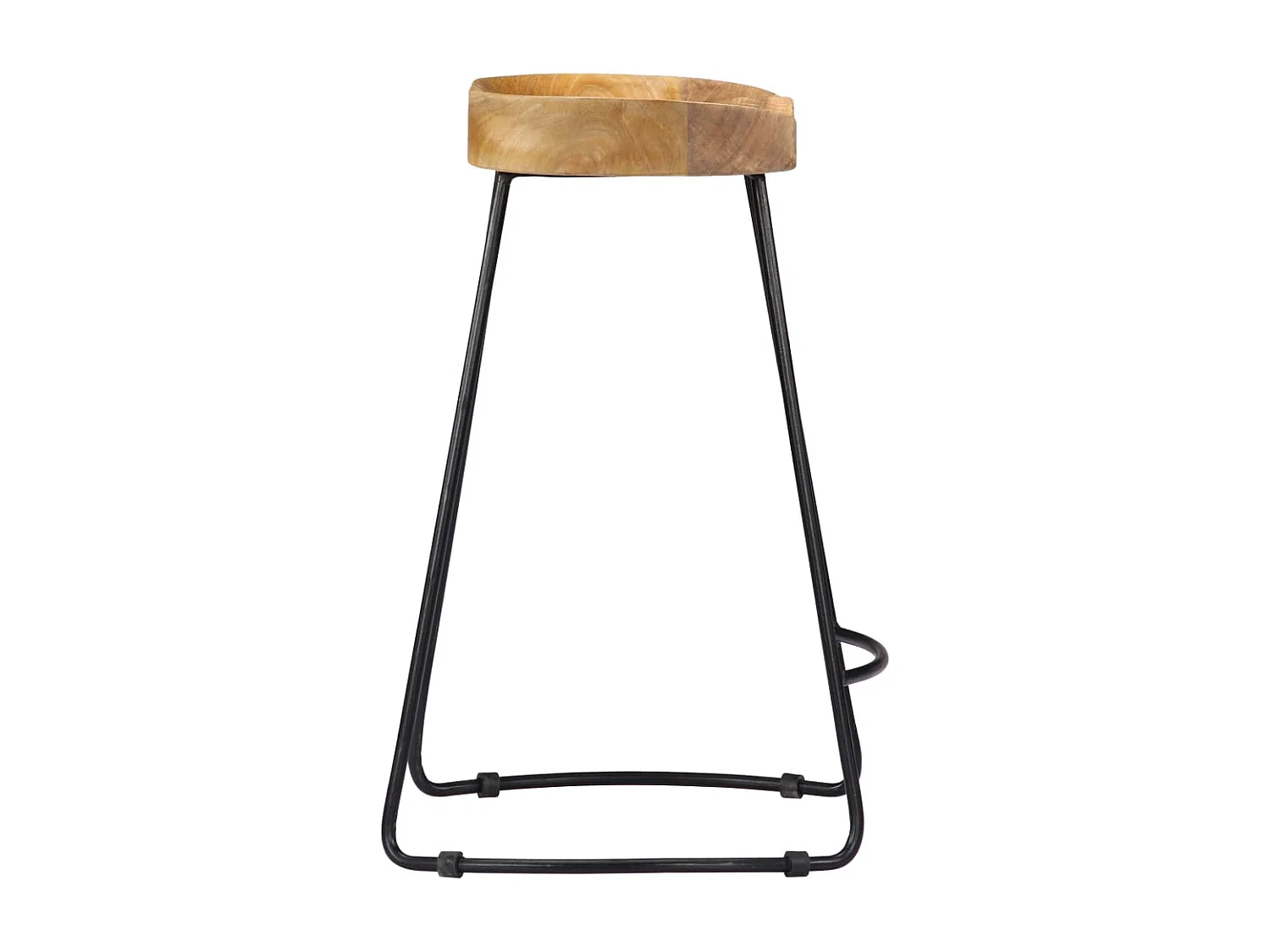 Bancos de bar Gavin 2 pcs madeira mangueira maciça