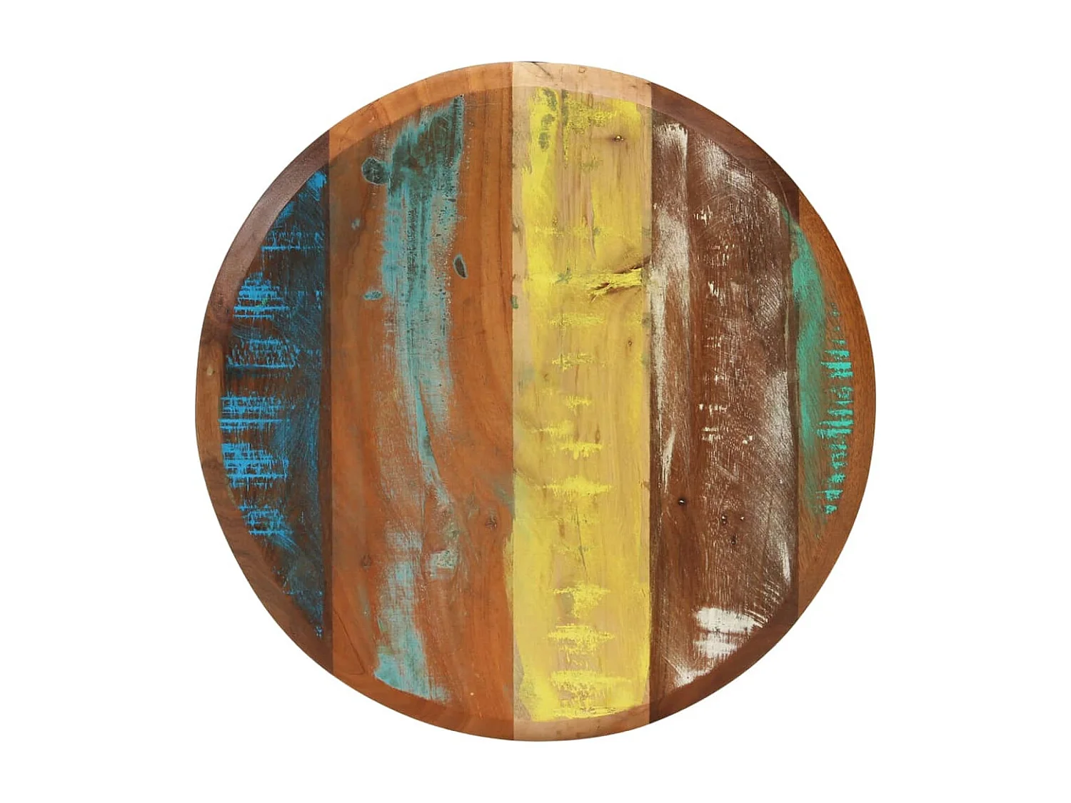 Taburetes de cocina 2 unidades madera maciza reciclada