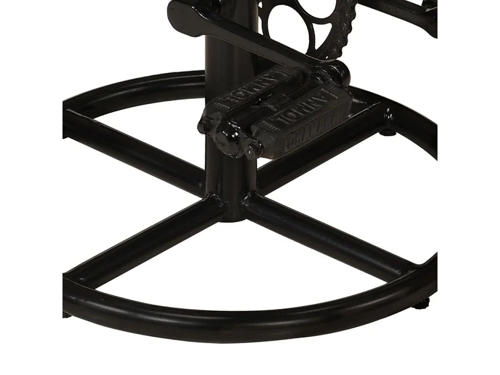 Barkrukken 2 st massief gerecycled hout