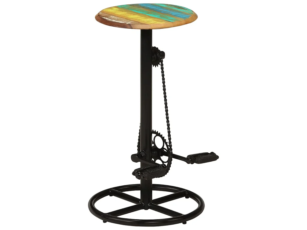 Barhocker 2 Stk. Altholz Massiv