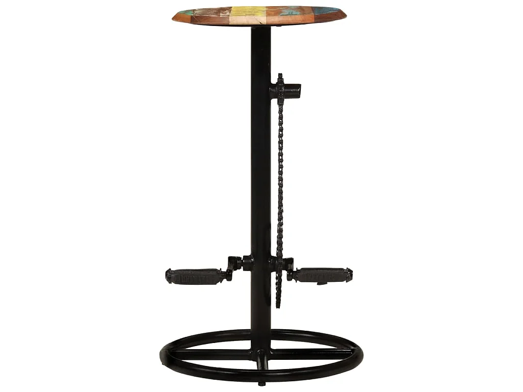 Barhocker 2 Stk. Altholz Massiv