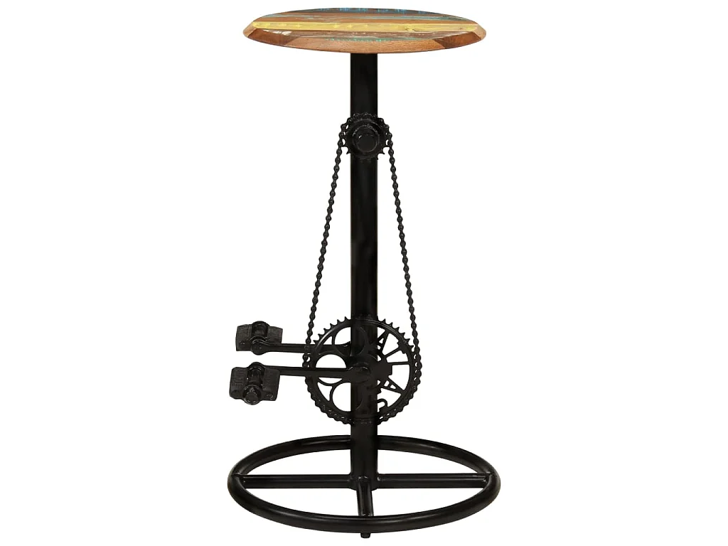 Barhocker 2 Stk. Altholz Massiv