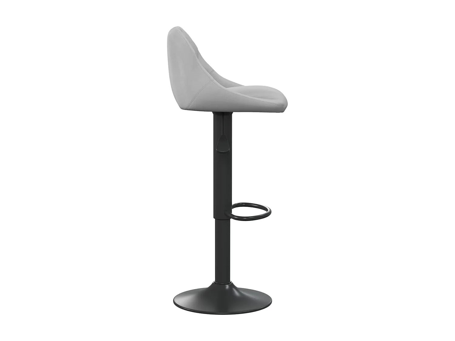 Tabouret de bar Gris clair Velours