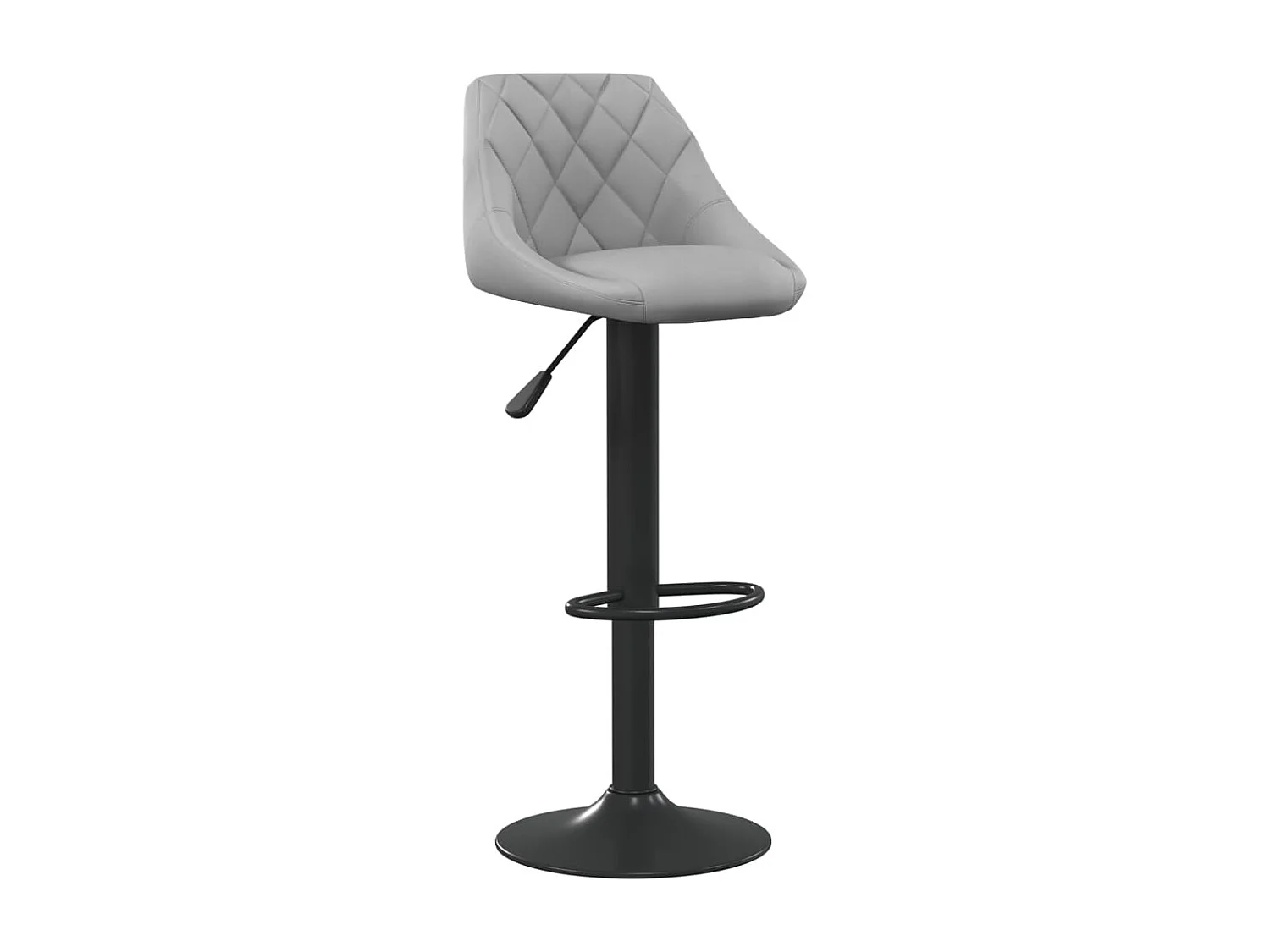 Tabouret de bar Gris clair Velours