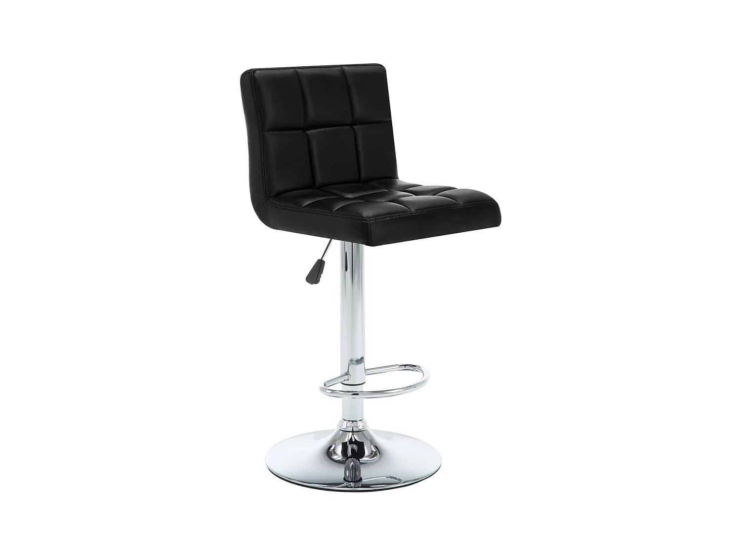 Barhocker 2 Stk. Schwarz Kunstleder