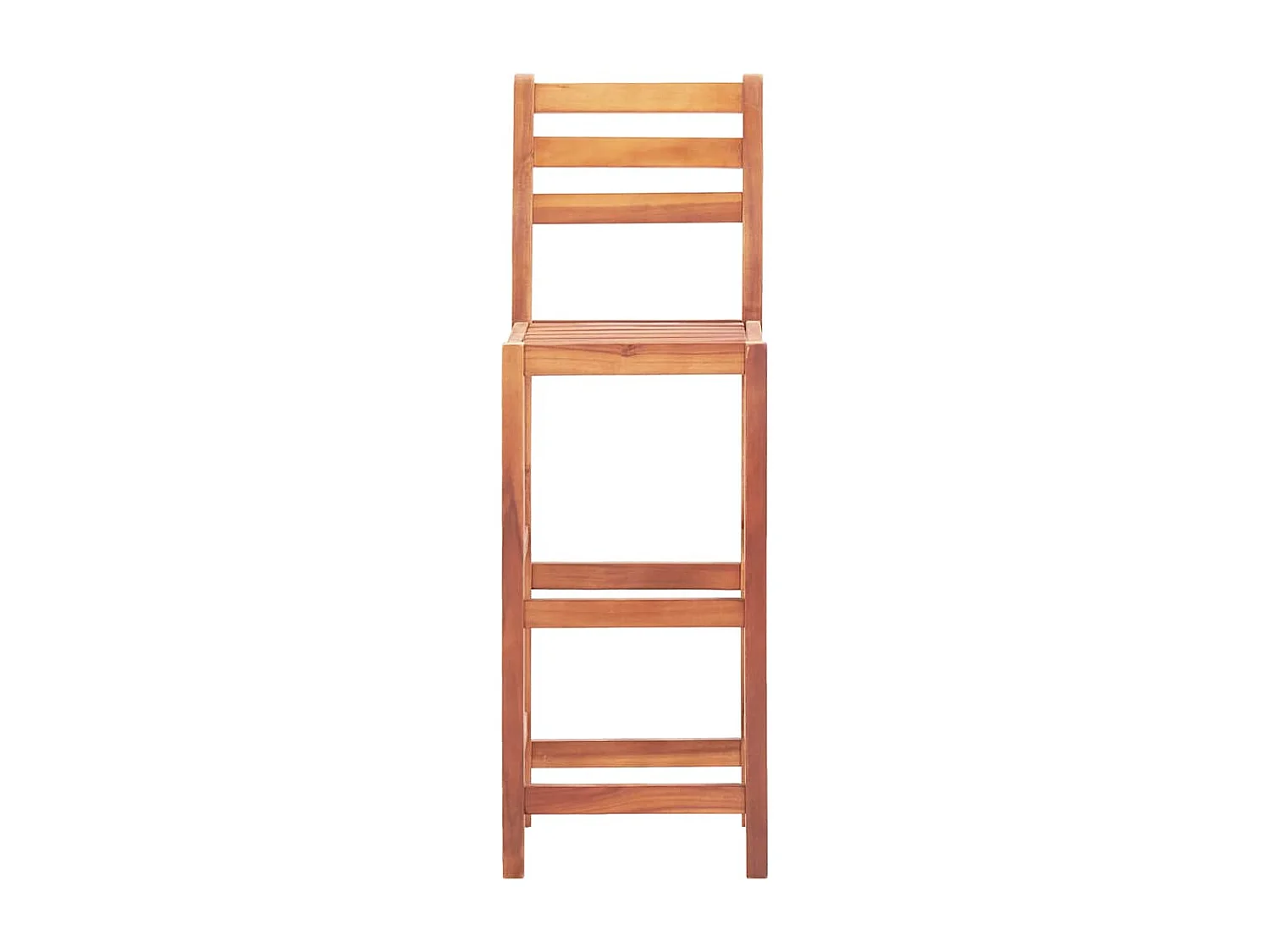 Barhocker 2 Stk. Massivholz Akazie