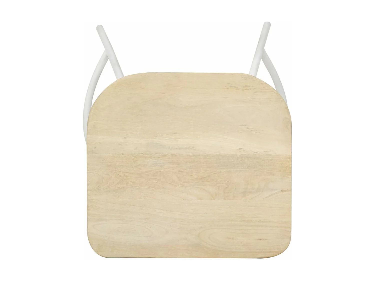 Tabourets de bar lot de 4 bois de manguier massif