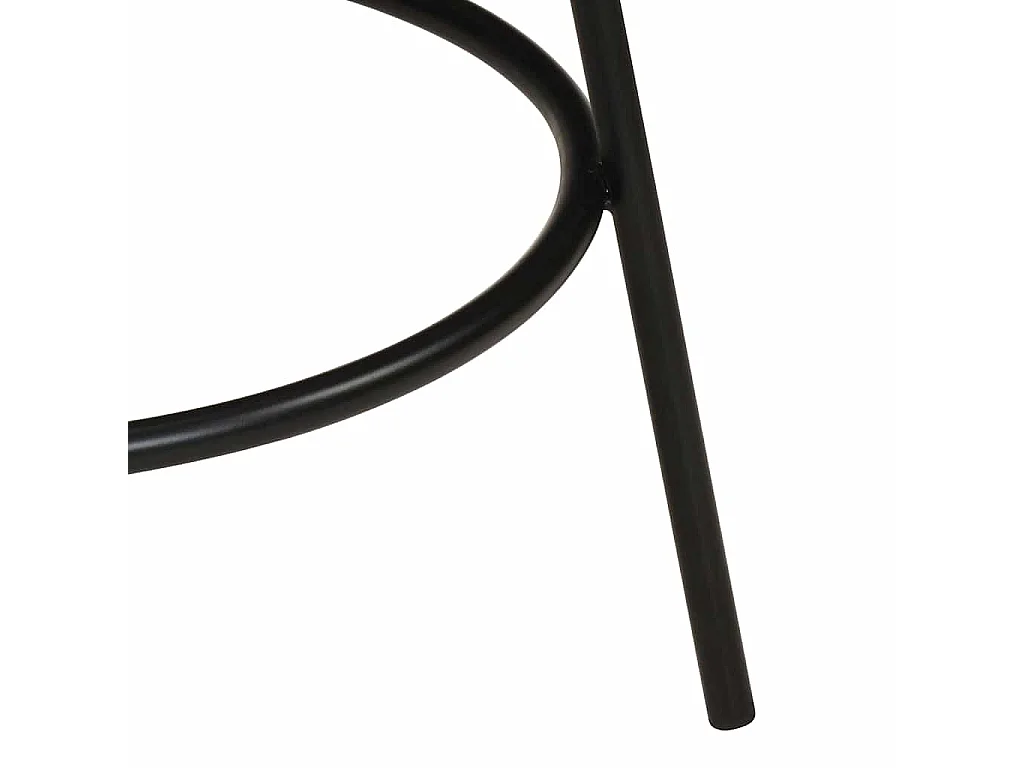 Tabourets de bar lot de 2 bois de manguier massif