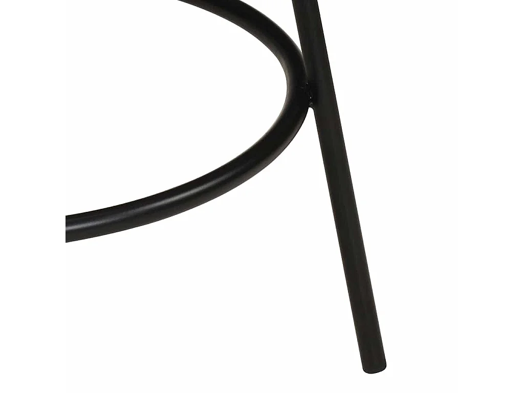 Tabourets de bar lot de 2 bois de manguier massif