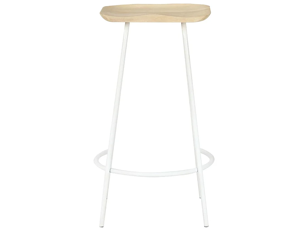 Barhocker 2 Stk. Mango Massivholz