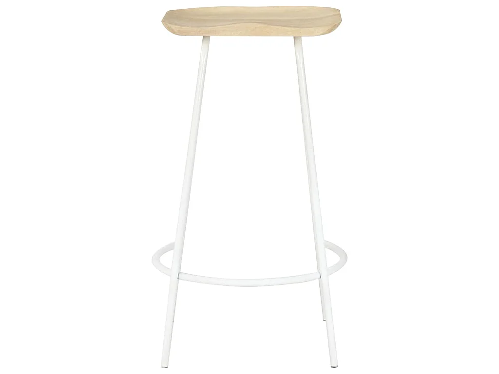 Barhocker 2 Stk. Mango Massivholz