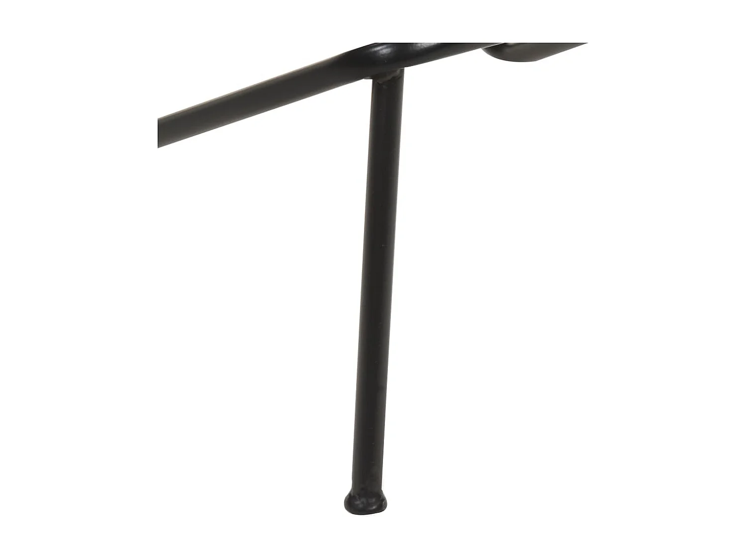 Tabourets de bar lot de 2 noir cuir véritable