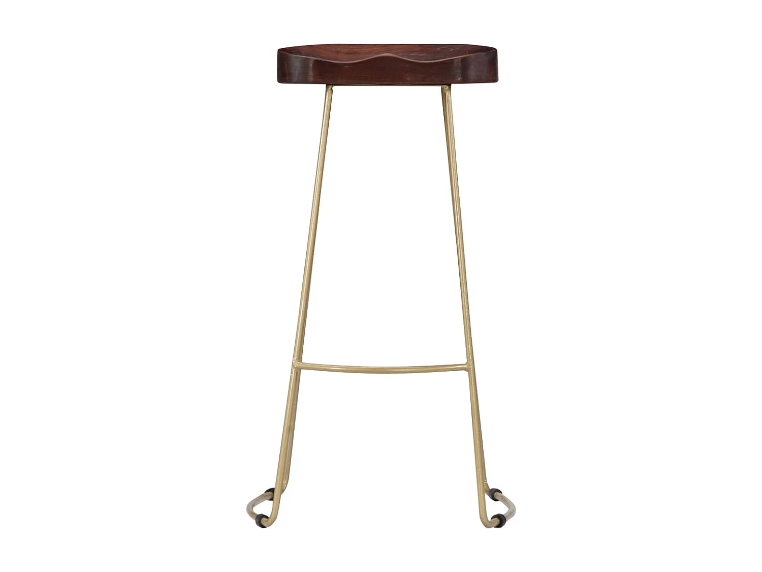 Bancos de bar Gavin 2 pcs madeira mangueira maciça