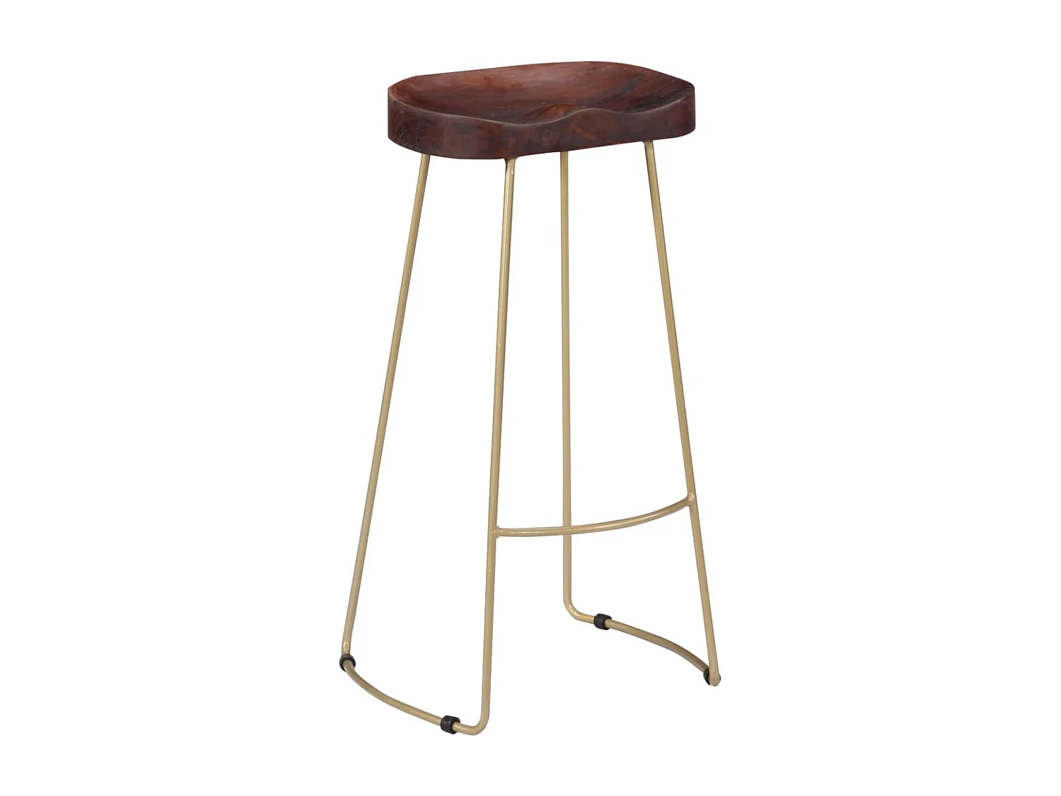 Bancos de bar Gavin 2 pcs madeira mangueira maciça