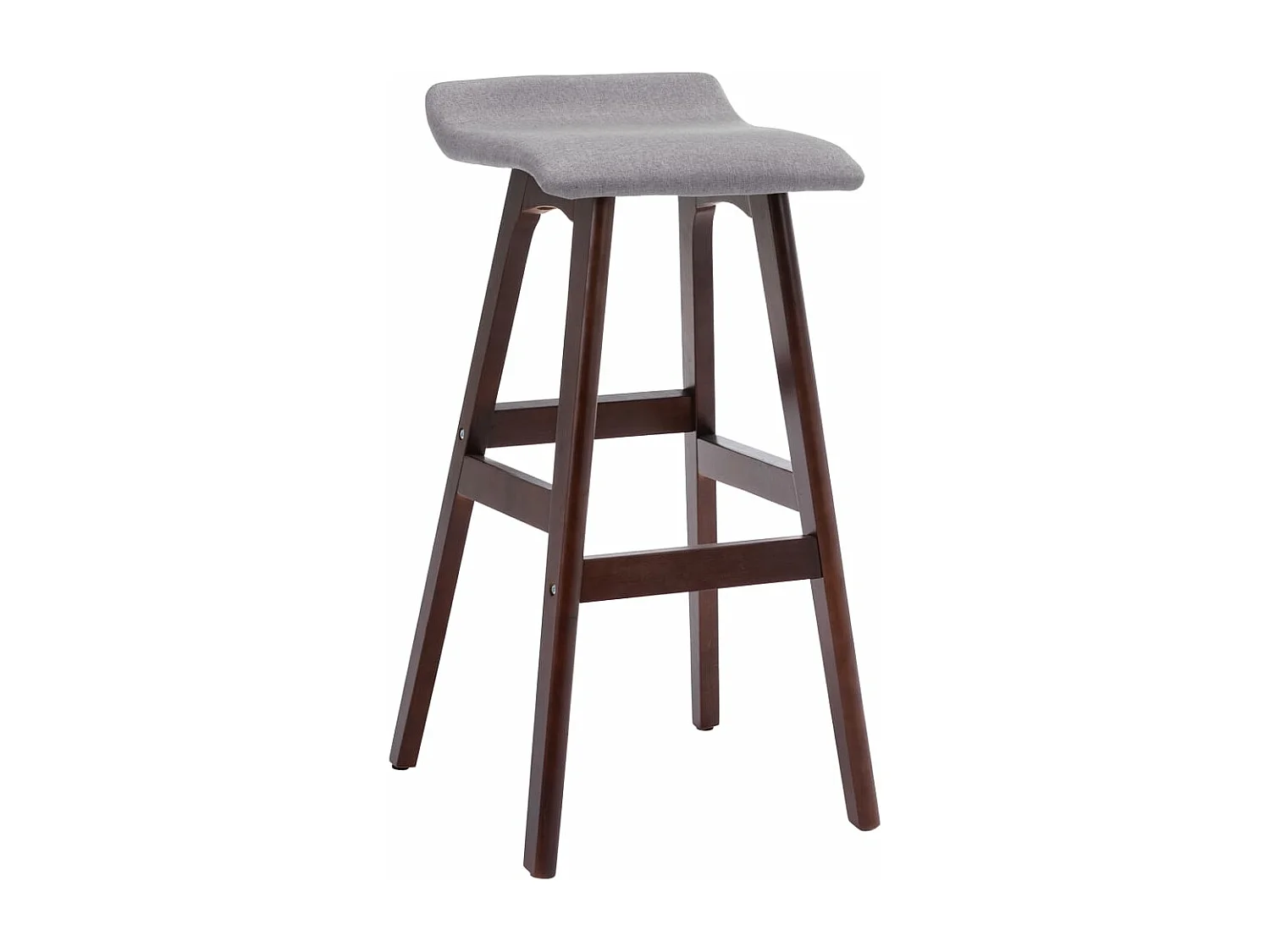 Chaise de bar Gris clair Tissu
