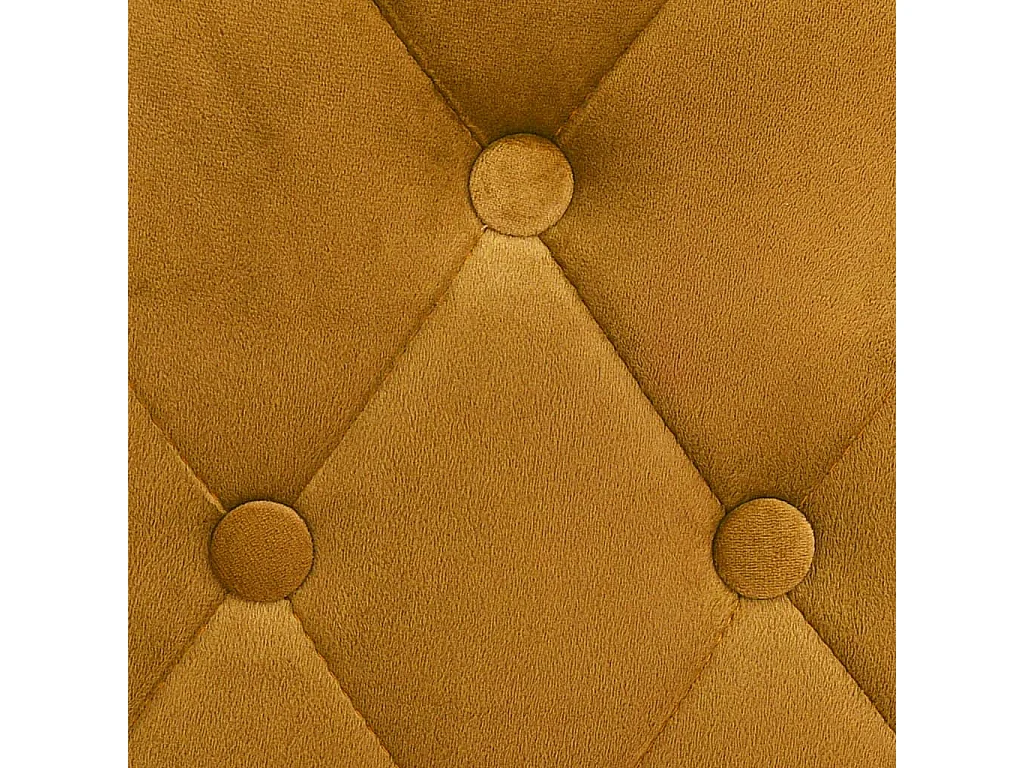 Taburetes de cocina 2 unidades terciopelo amarillo