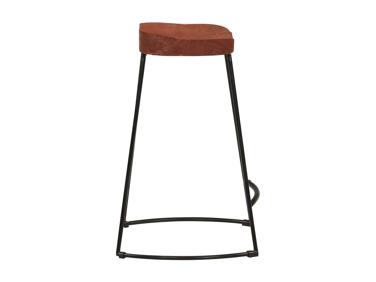 Sgabelli da Bar Gavin 2 pz 45x40x63 cm Legno Massello di Mango