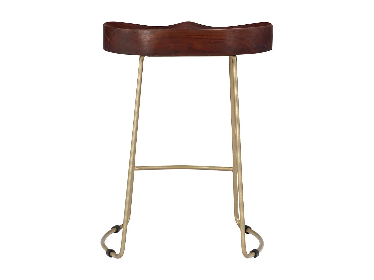 Sgabelli da Bar Gavin 2 pz Legno Massello di Mango