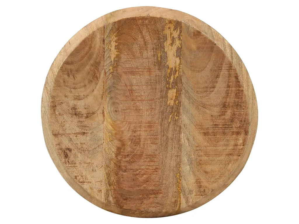 Sgabelli da Bar 2 pz in Legno Massello di Mango