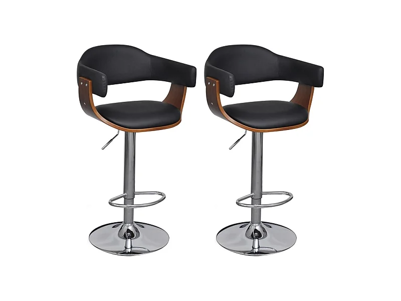 Barhocker 2 Stk. Kunstleder