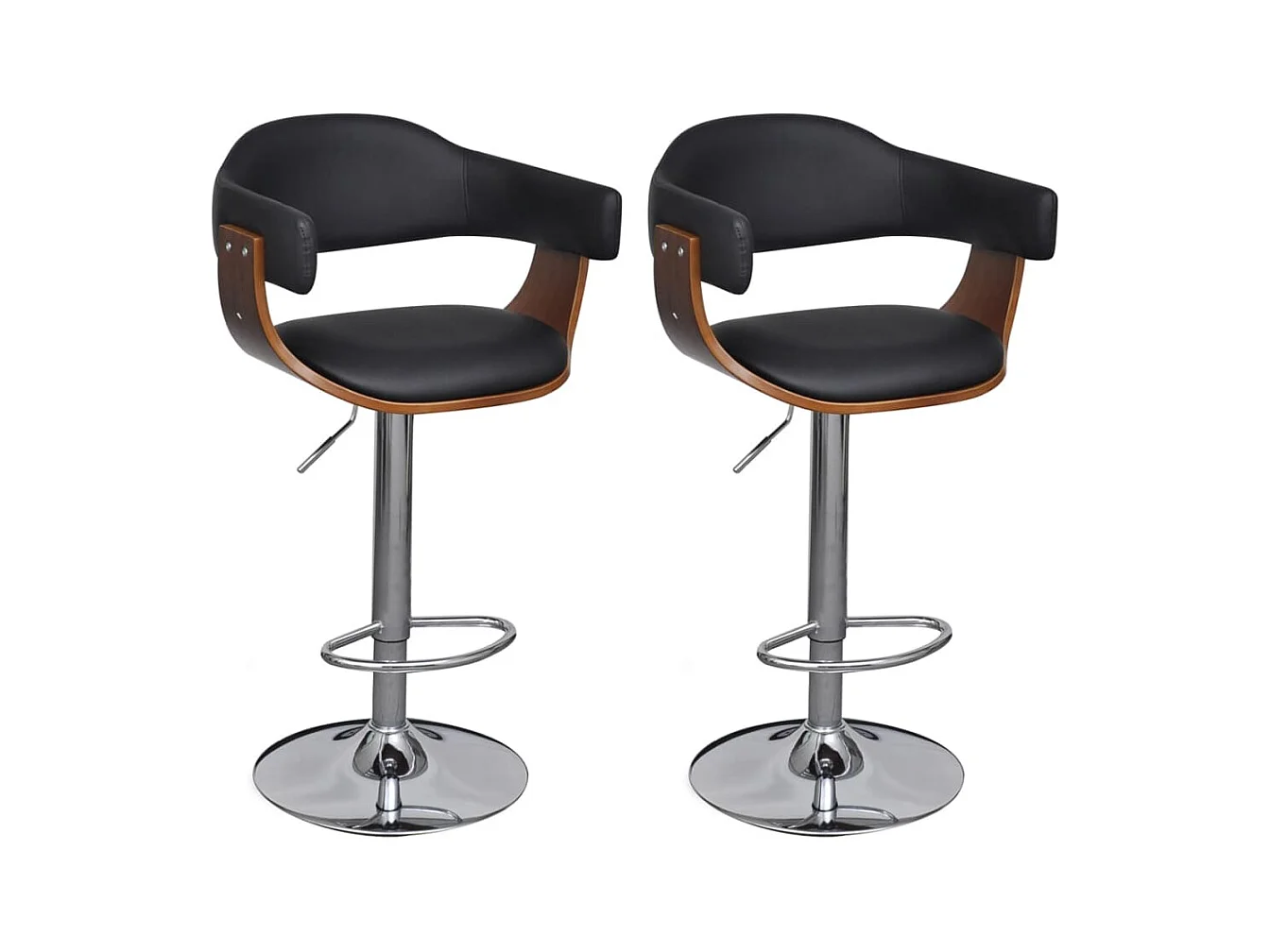 Tabourets de bar lot de 2 similicuir