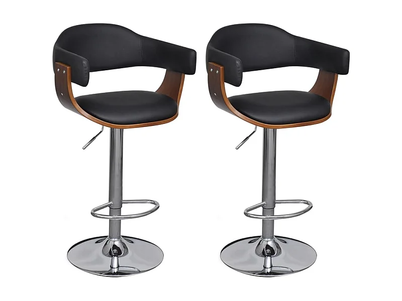 Tabourets de bar lot de 2 similicuir