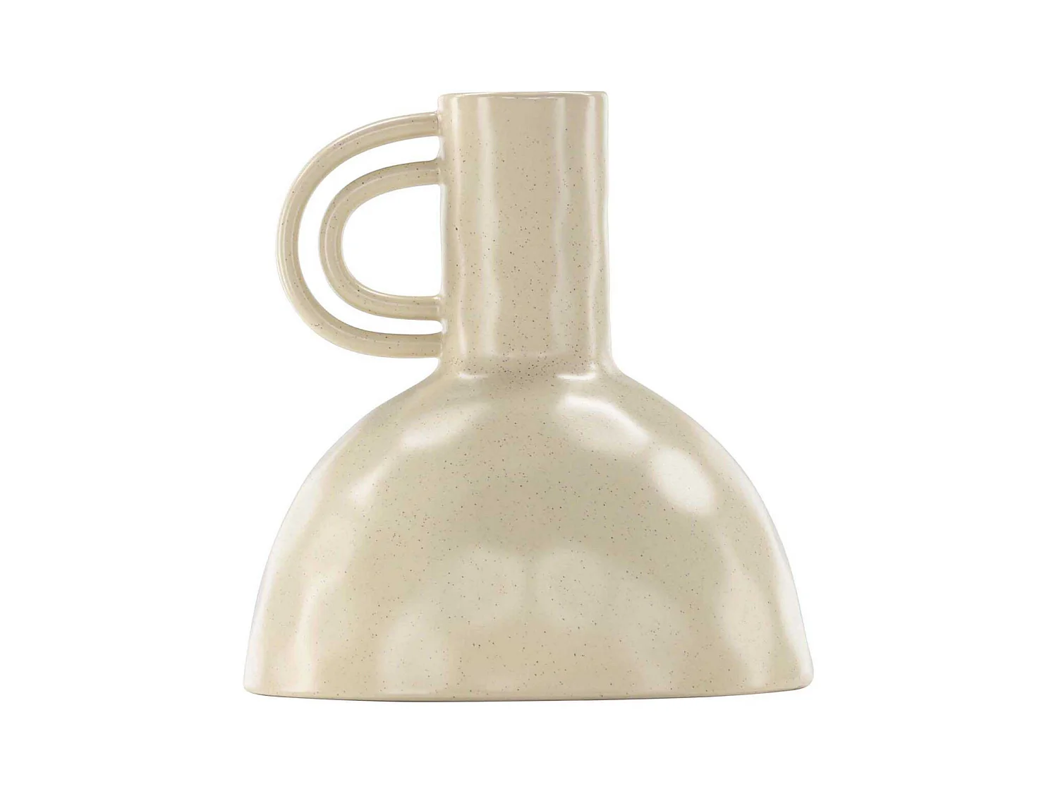 Vase Design en Céramique "Vivi" 25cm Beige