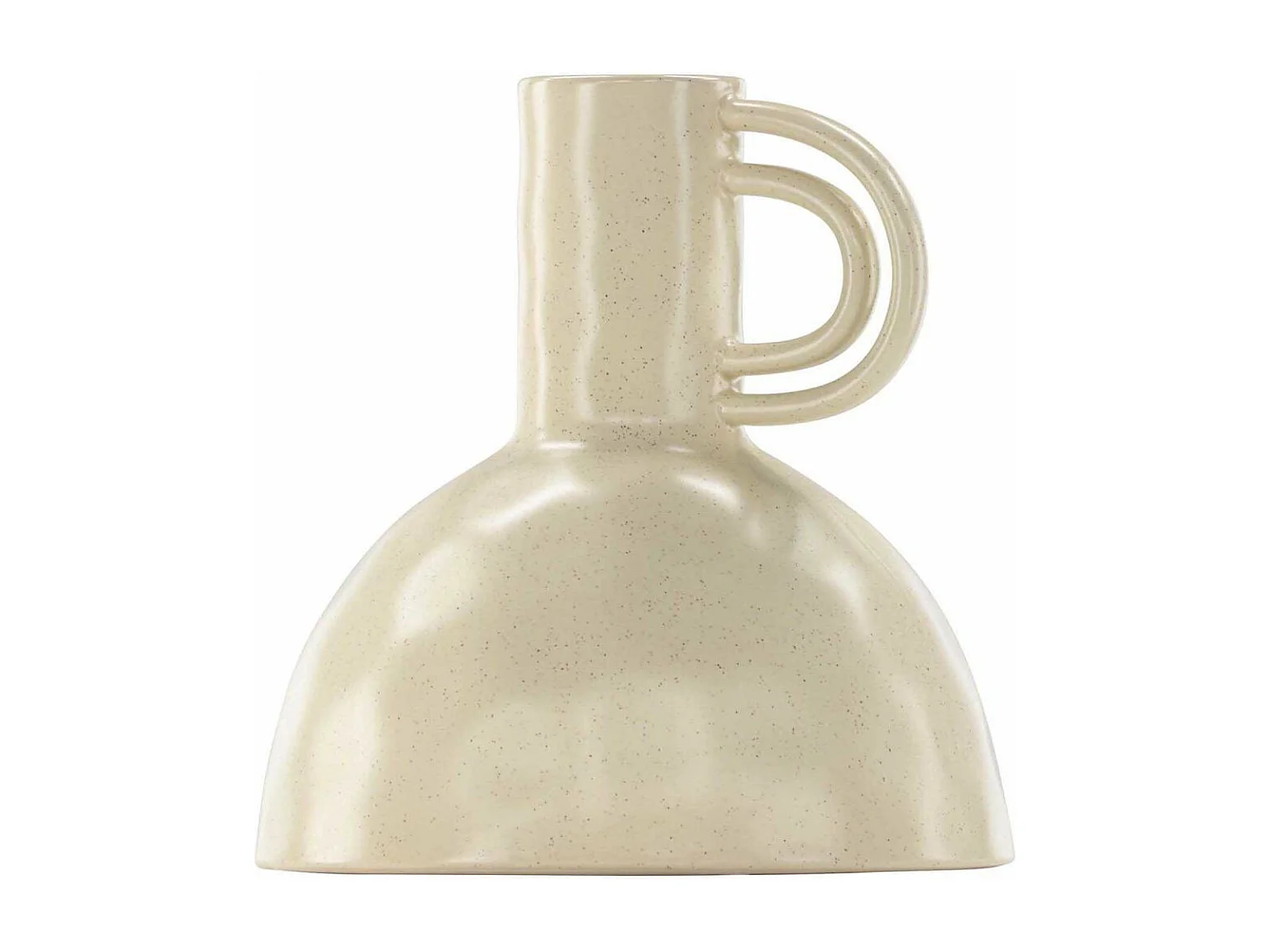 Vase Design en Céramique "Vivi" 25cm Beige