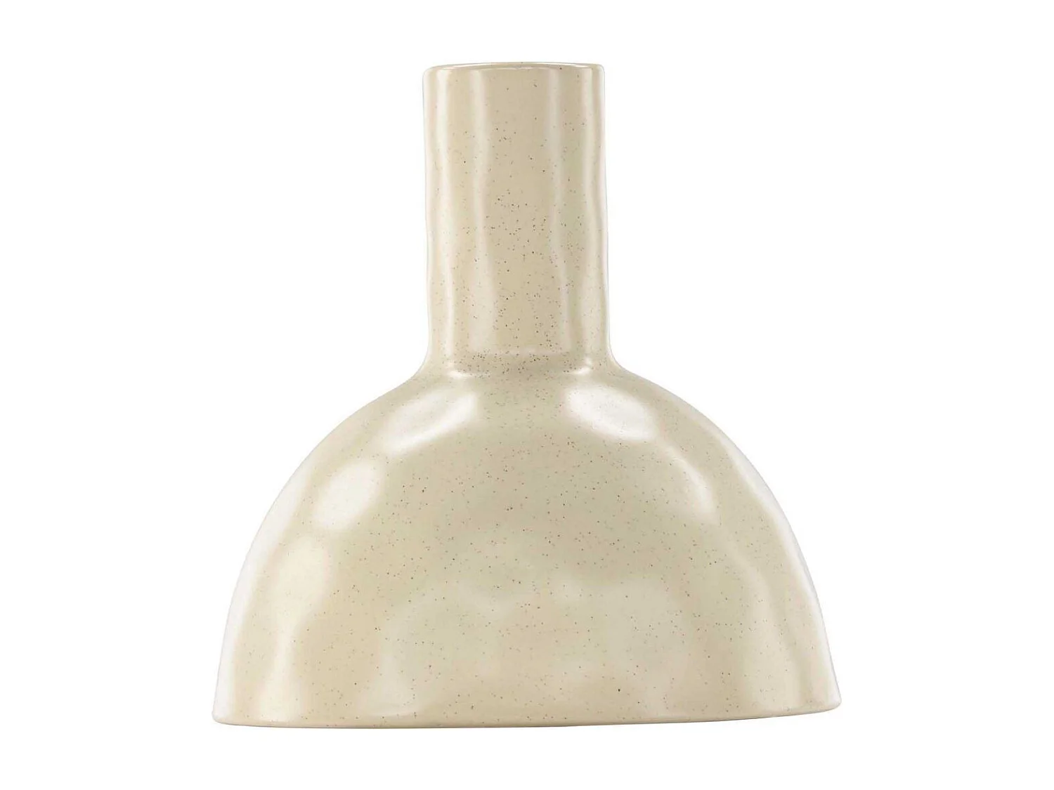 Vase Design en Céramique "Vivi" 25cm Beige