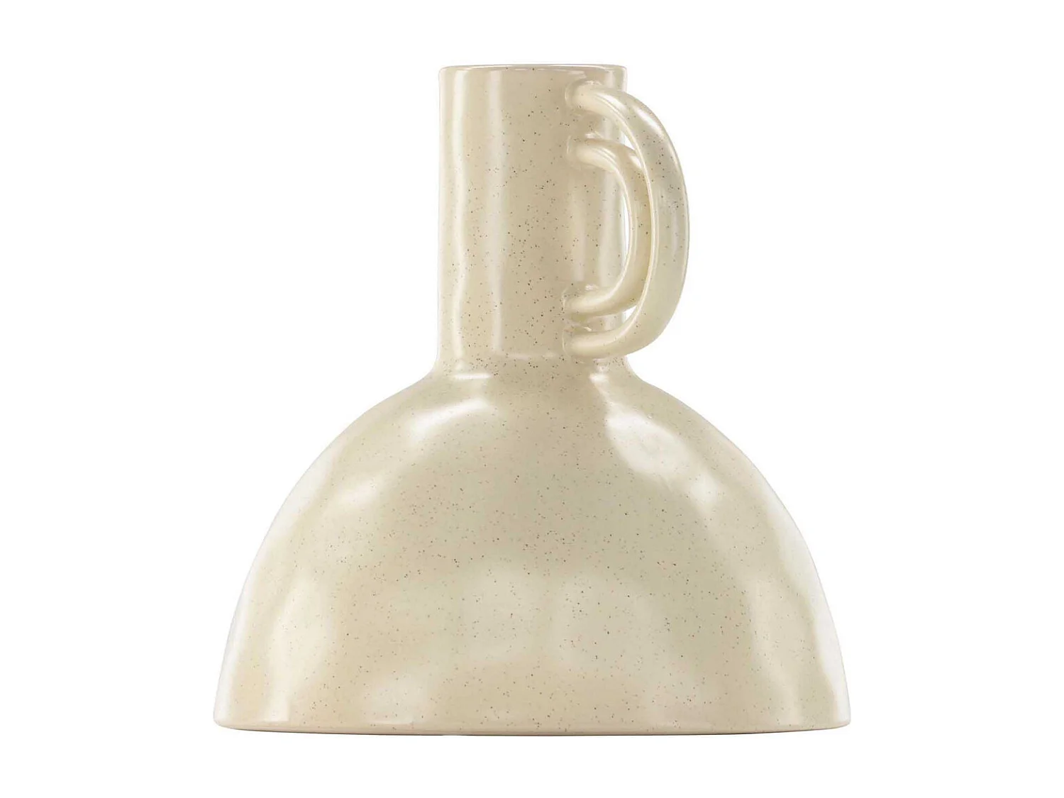 Vase Design en Céramique "Vivi" 25cm Beige