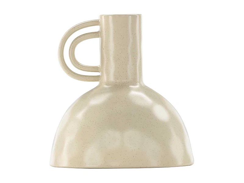 Vase Design en Céramique "Vivi" 25cm Beige