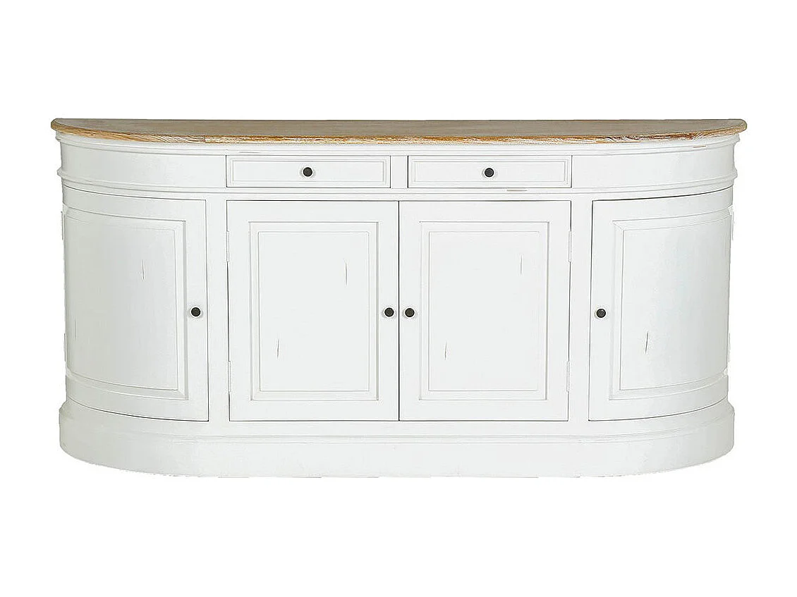 Buffet en acajou massif et teck 180 cm