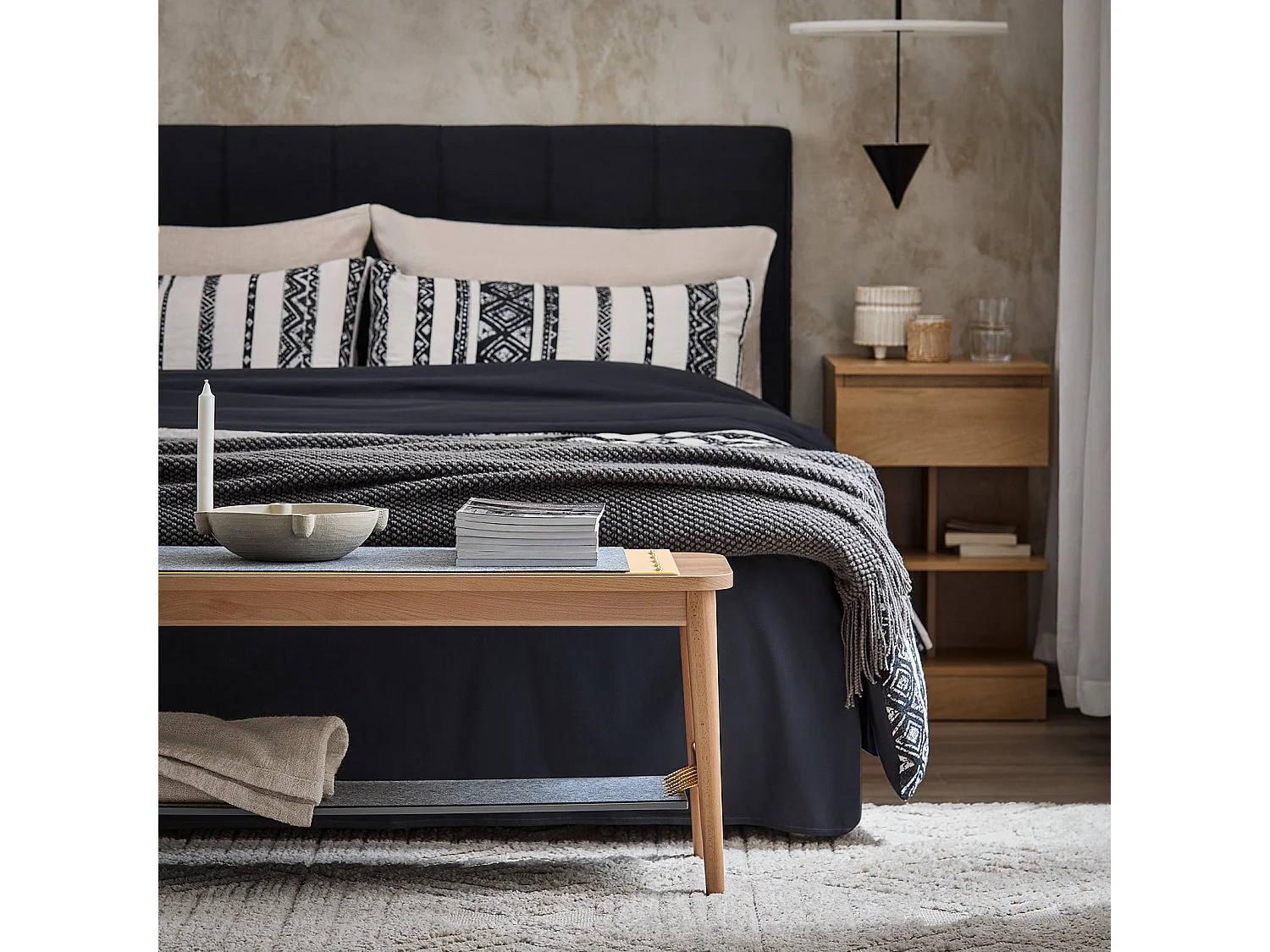 SoBuy HFSR01-N - Meuble à chaussures moderne gris naturel L110.0cm x L37.0cm x H44.5cm