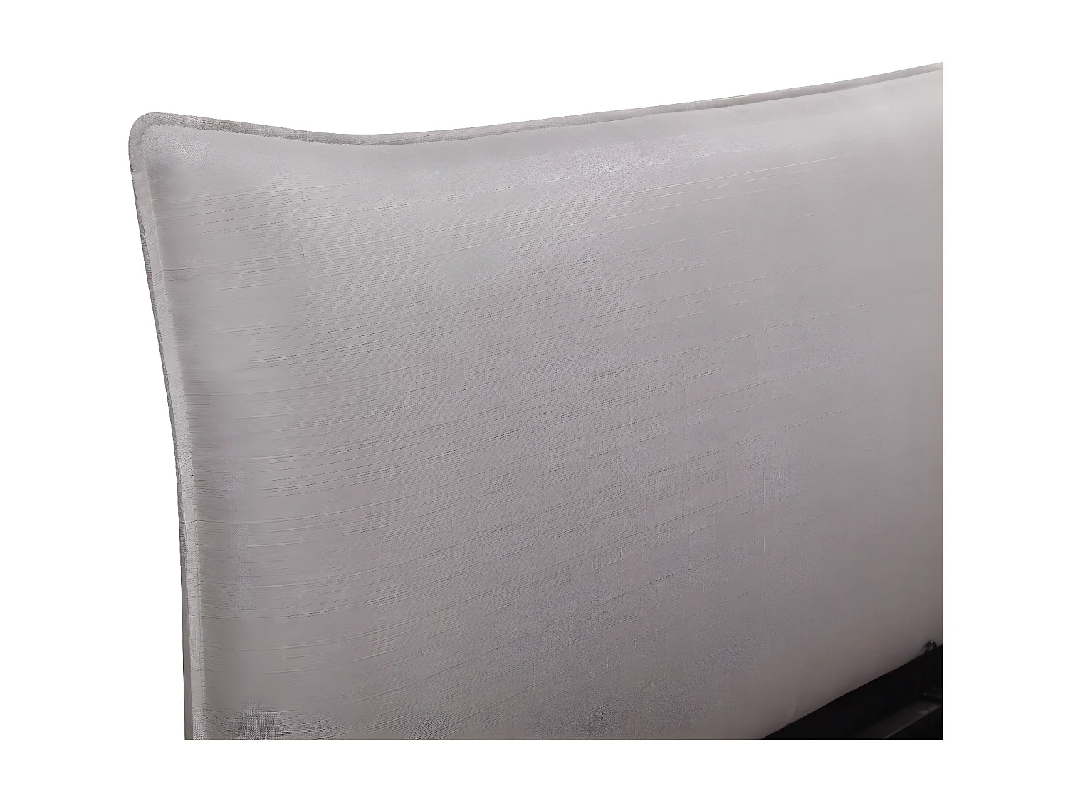 Lit coffre double "Megeve" 160 x 200 cm - Gris