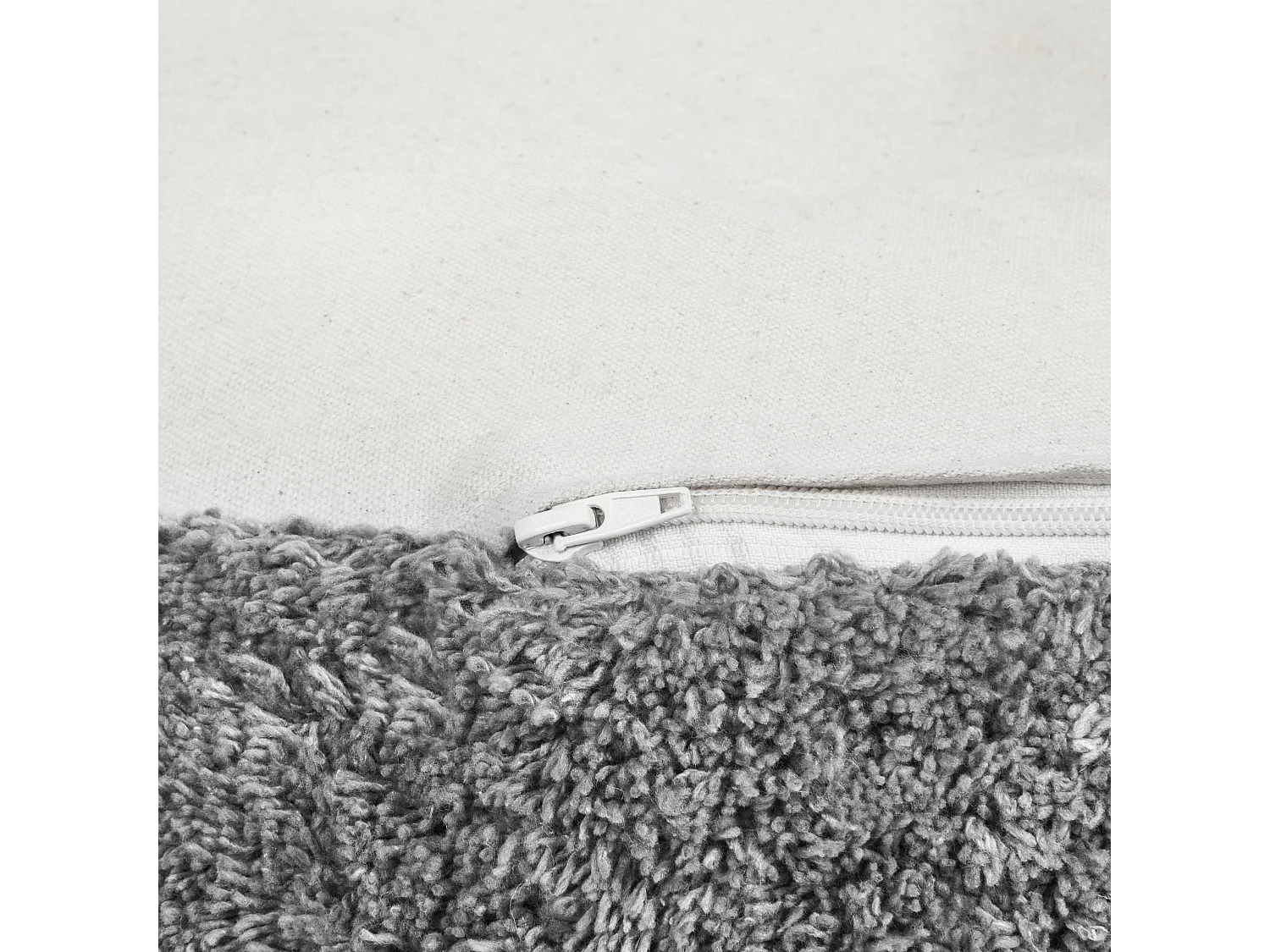 Pouf KANDHKOT Coton Gris