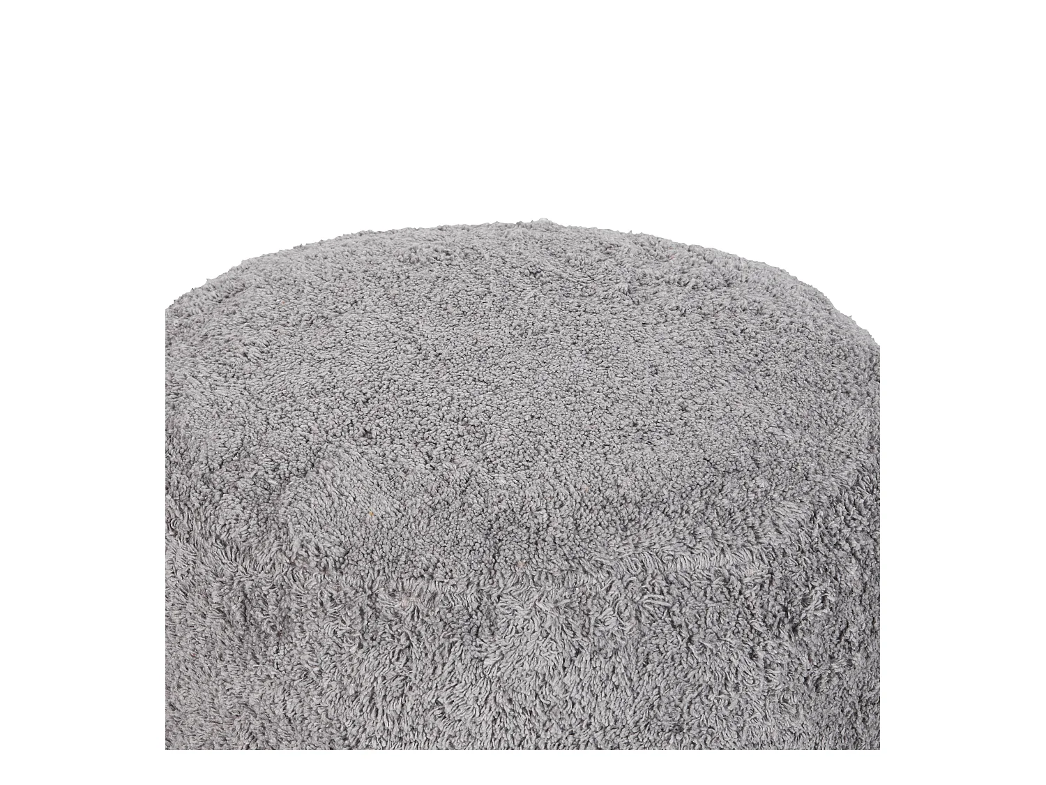 Puf KANDHKOT Bawełna Szary 50 cm 50 cm 35 cm