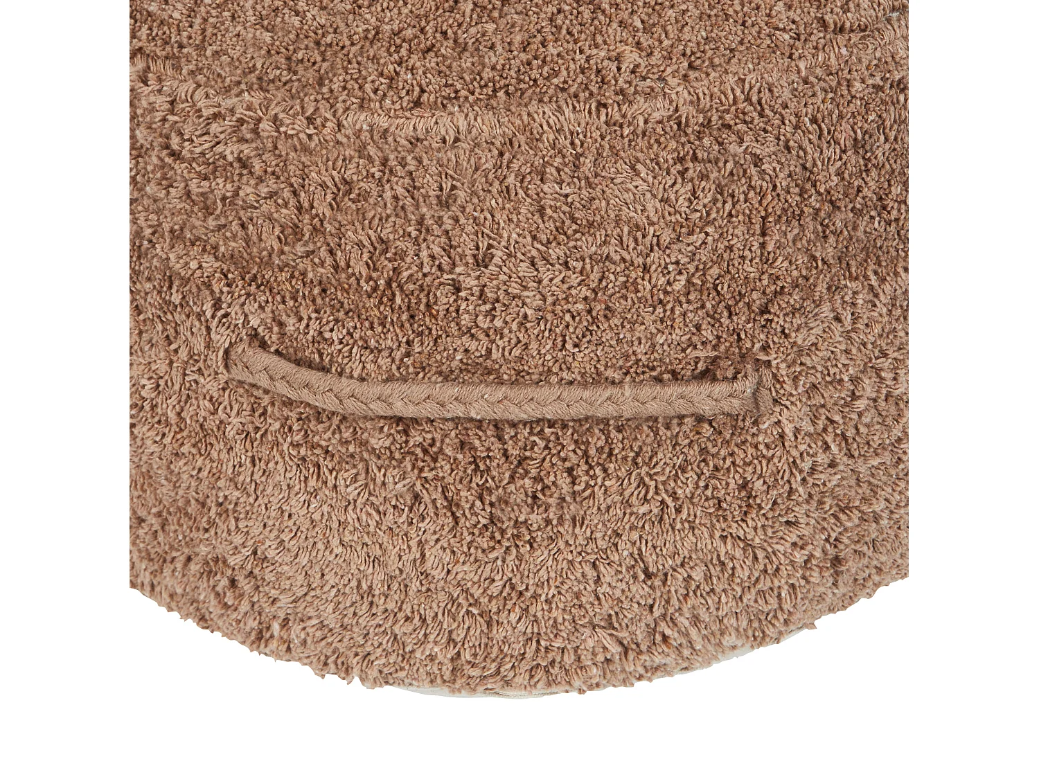 Puf KANDHKOT Bawełna Brązowy 50 cm 50 cm 35 cm