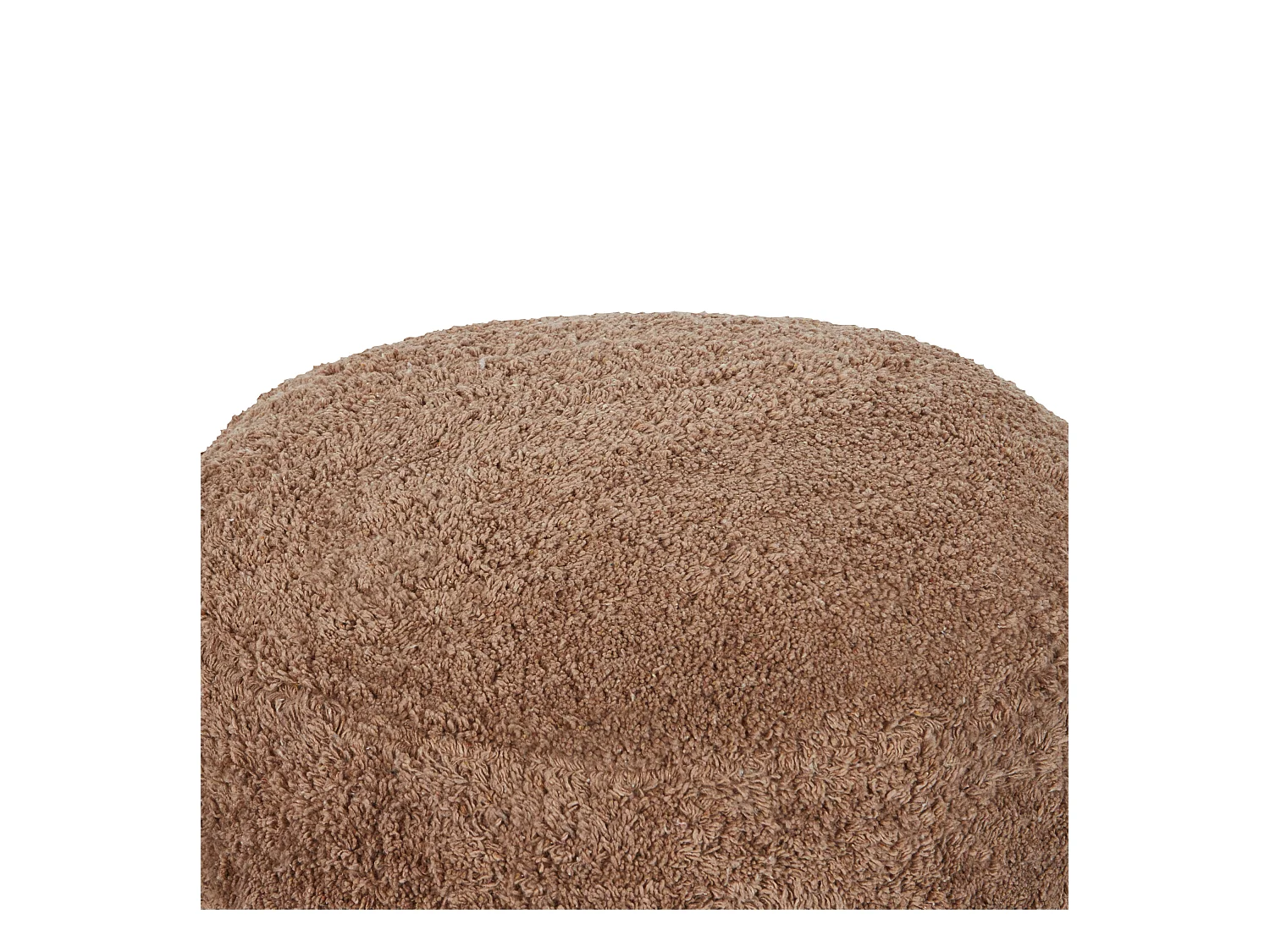 Poef KANDHKOT Katoen Bruin 50 cm 50 cm 35 cm