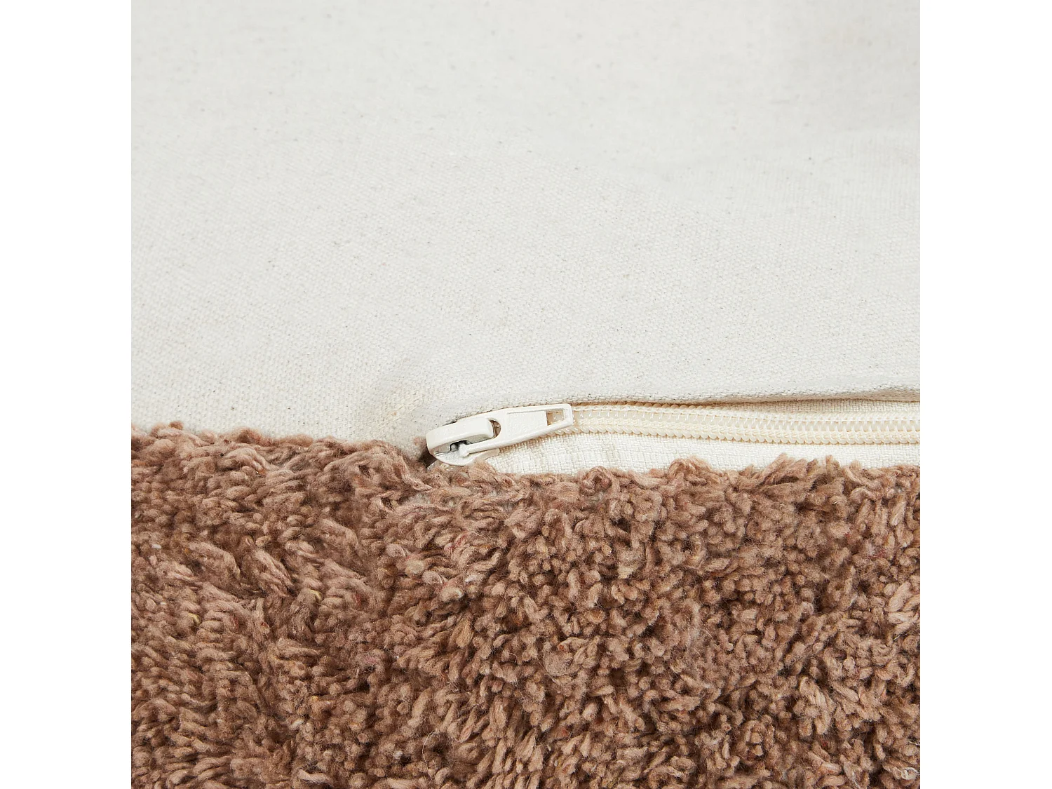 Pouf KANDHKOT Coton Marron 50 cm 50 cm 35 cm
