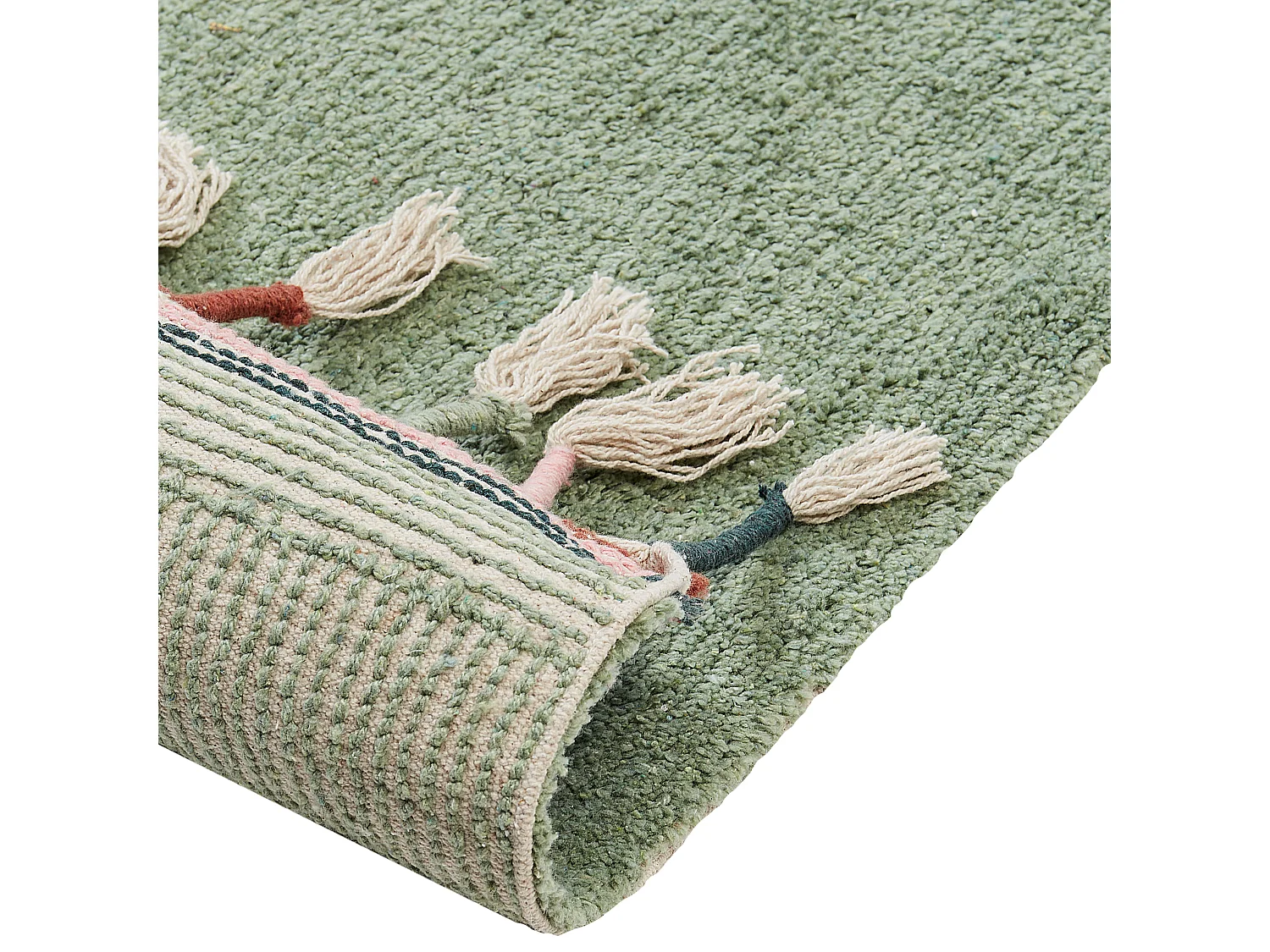 Tapis enfant CAPARLI Vert clair 140 x 200 cm Coton