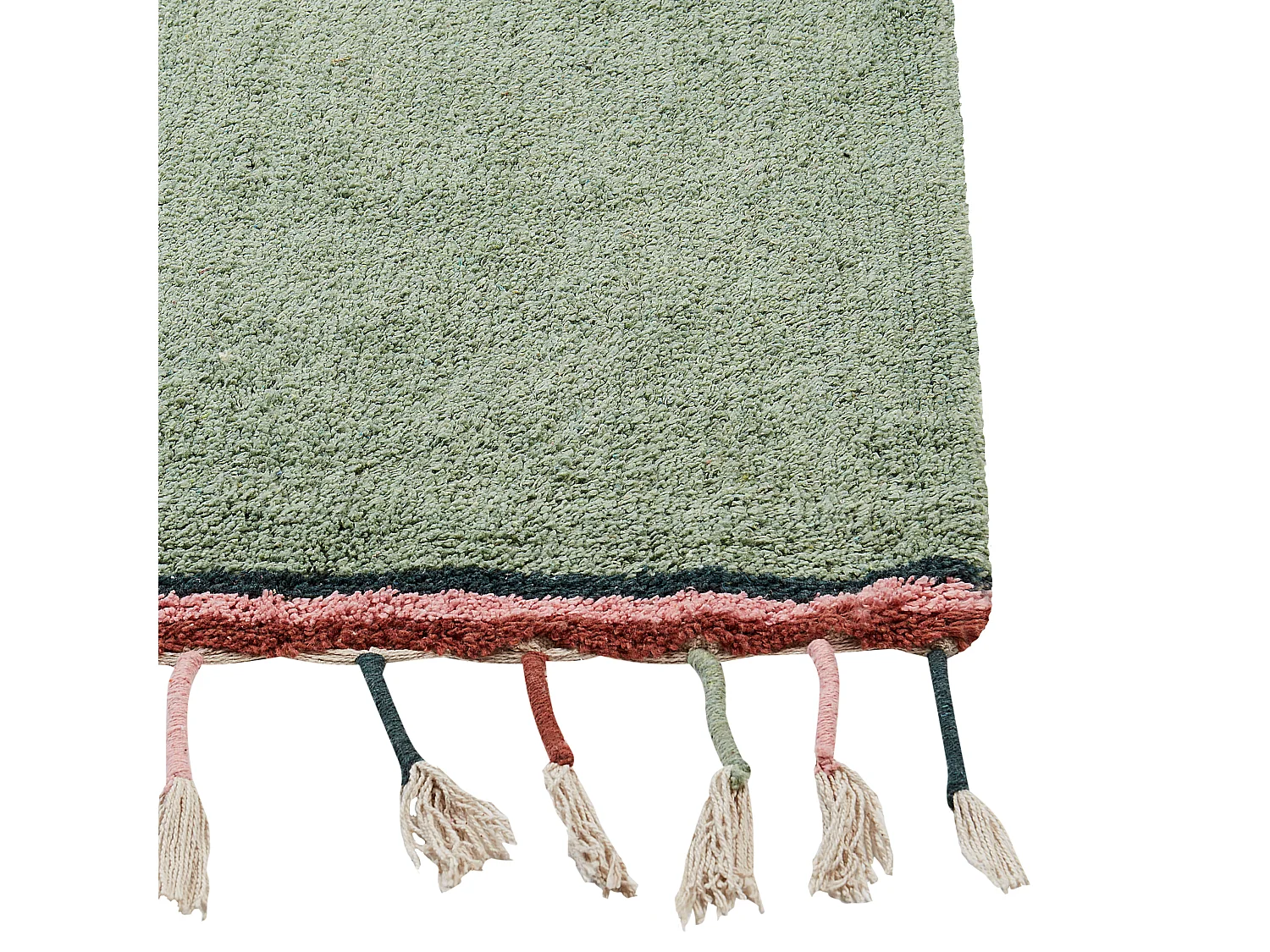 Tapis enfant CAPARLI Vert clair 140 x 200 cm Coton