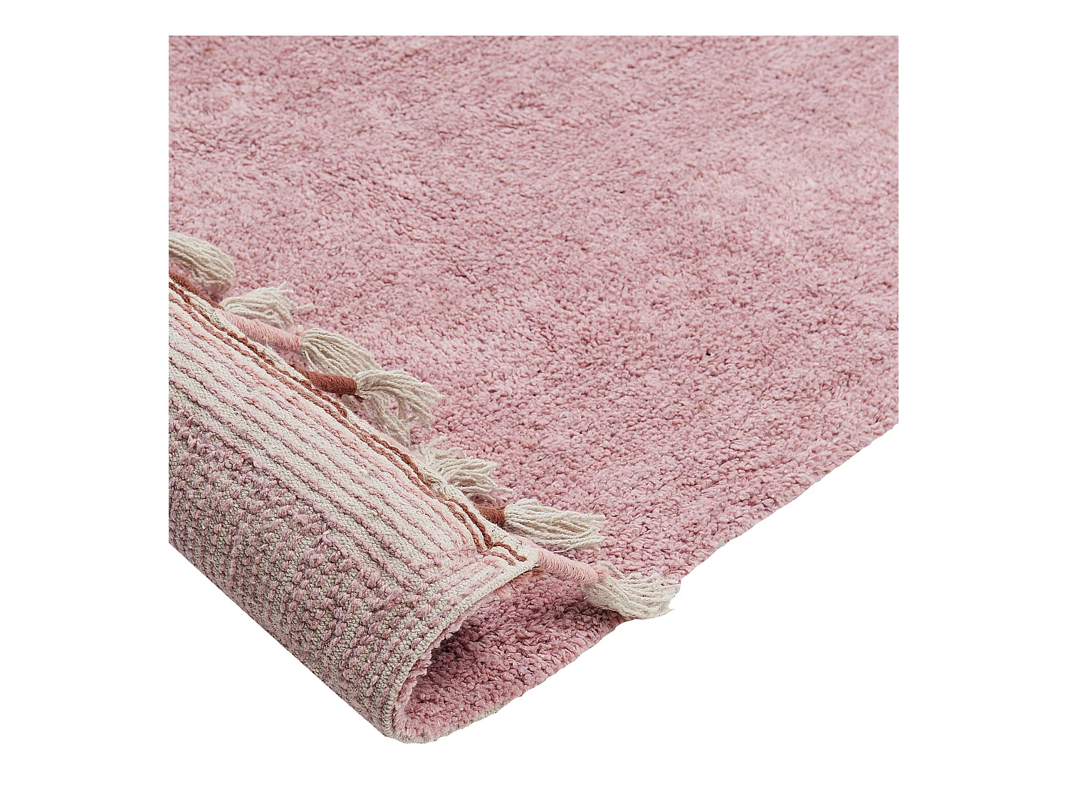 Tapis enfant CAPARLI Rose 140 x 200 cm Coton