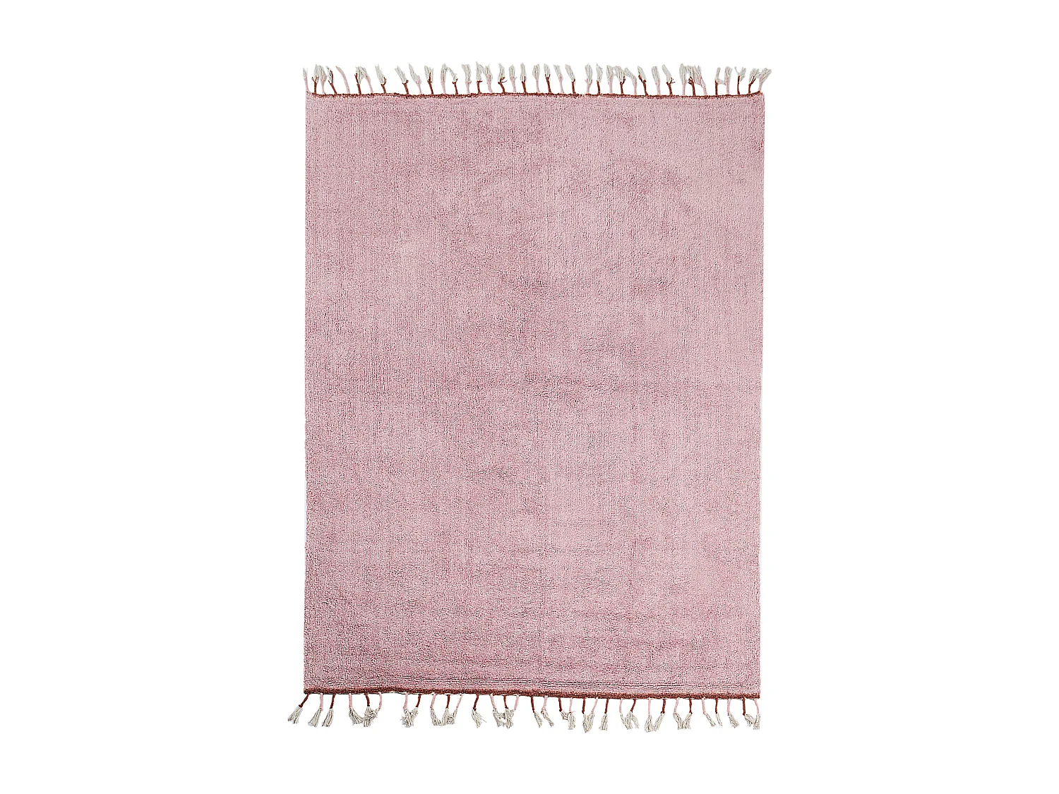 Tapis en coton 140 x 200 cm rose CAPARLI