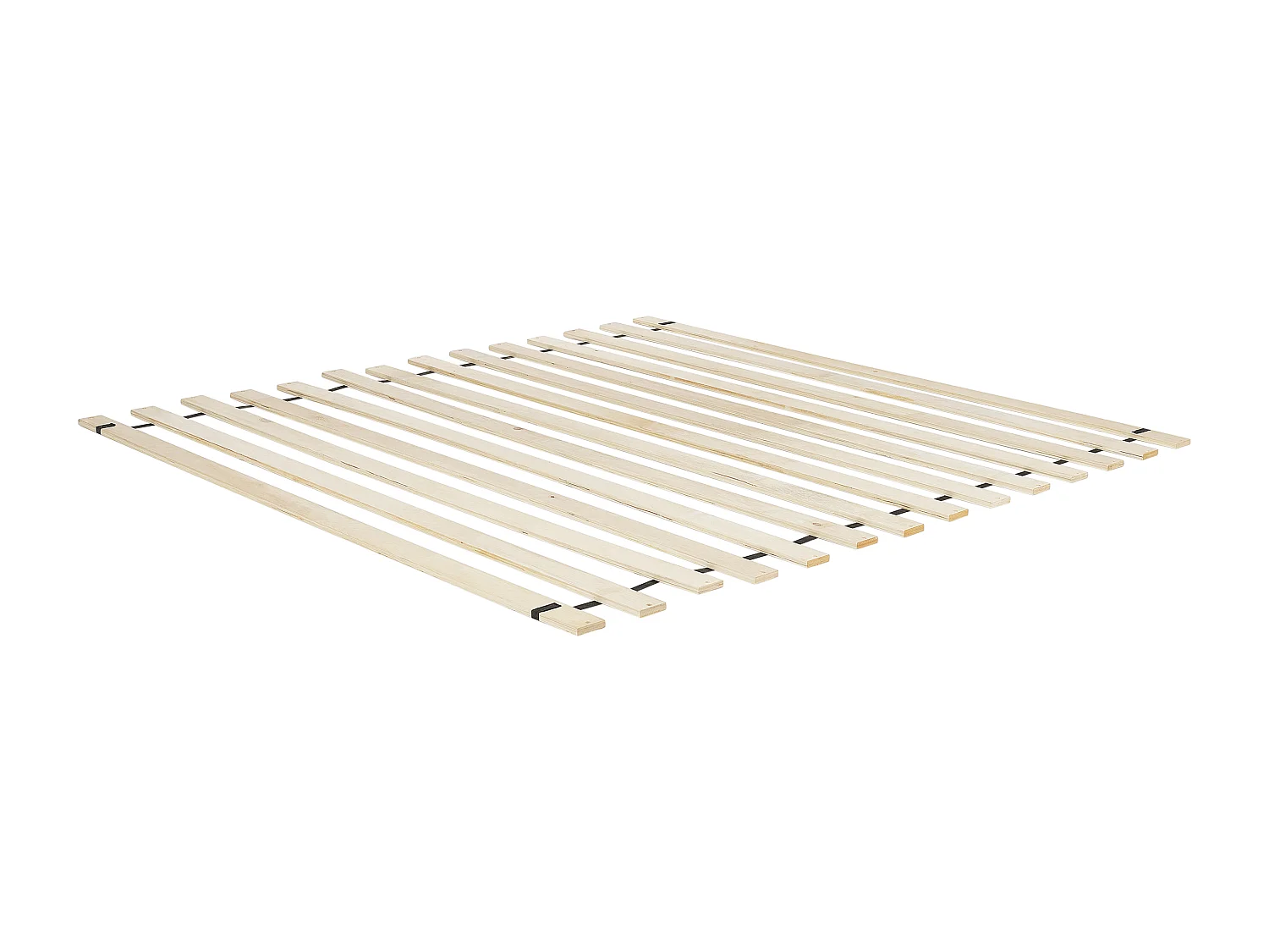 Lit avec sommier Rotin BOUSSICOURT 180 x 200 cm Marron foncé