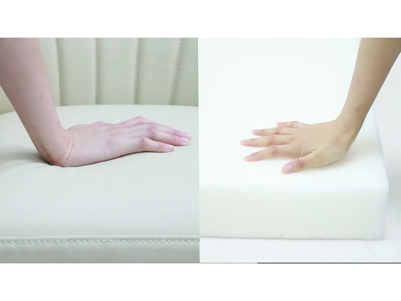 Juego de 2 sillas de comedor FATIVO - Microfibra imitación cuero - Patas de metal